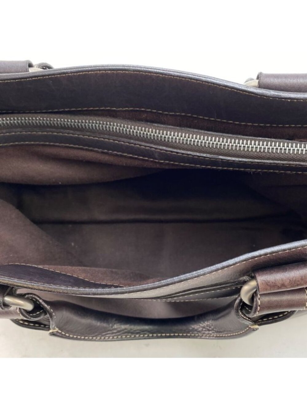 Celine Hand Tote Boogie Leather Brown Formal - Picture 7 of 16